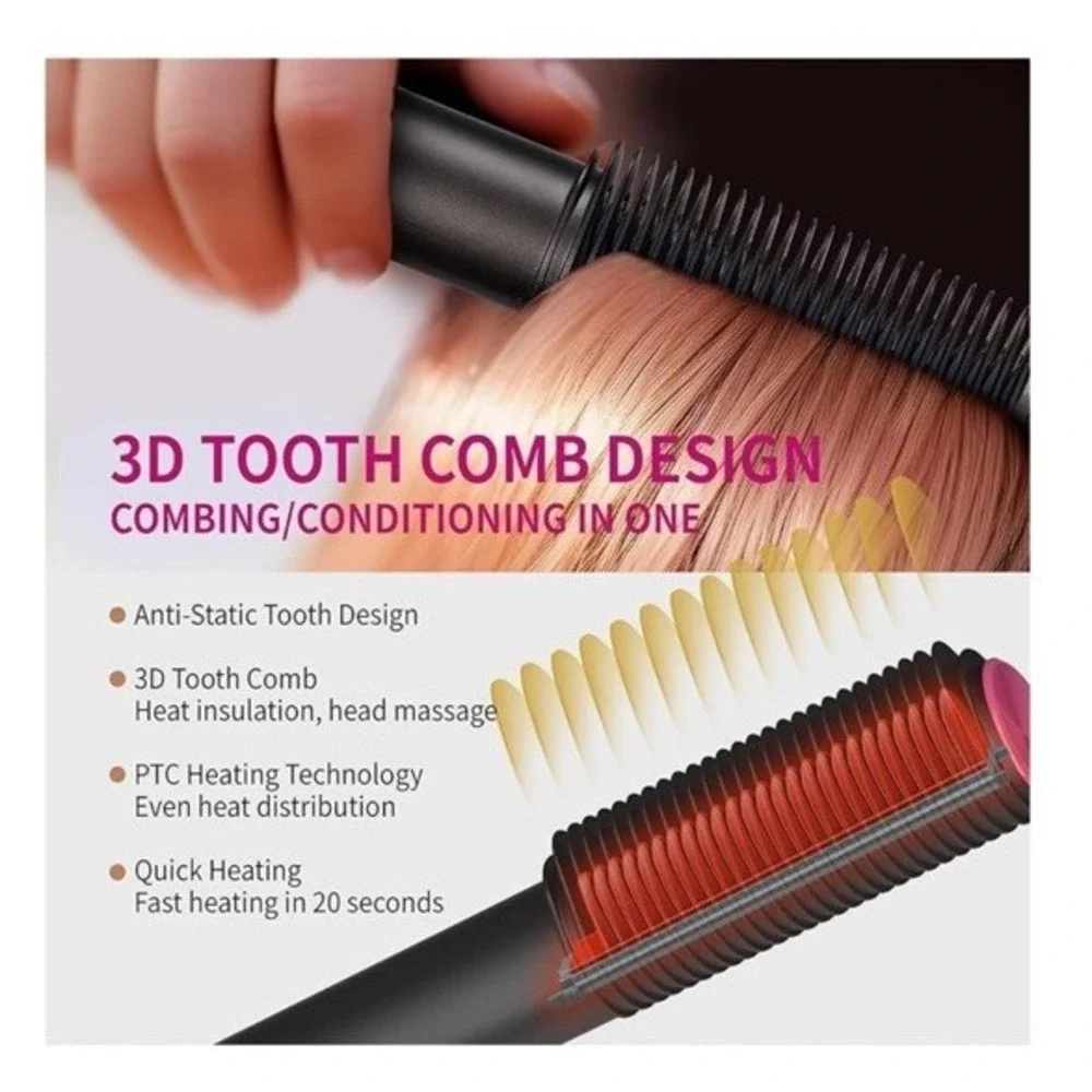 Auraviva Hair Straining Brush Wand‎ Women's New Open Box